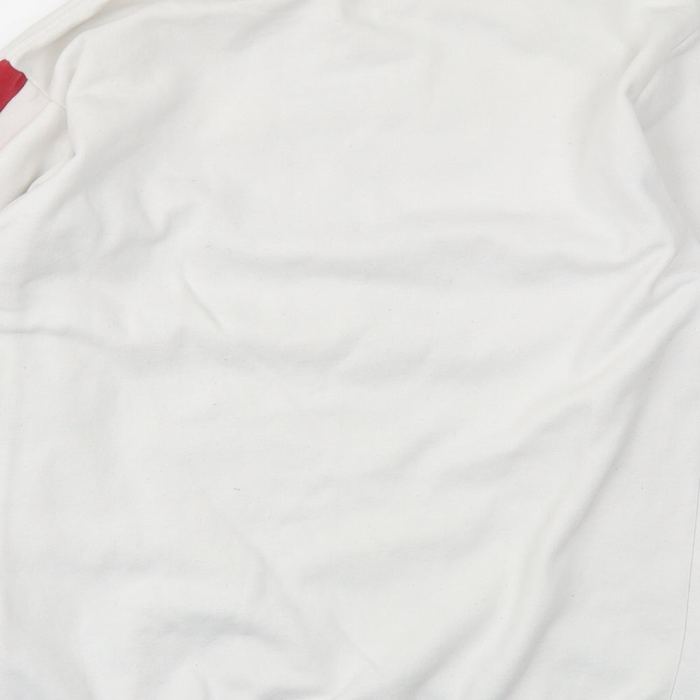 H&M Womens White   Pullover Jumper Size M