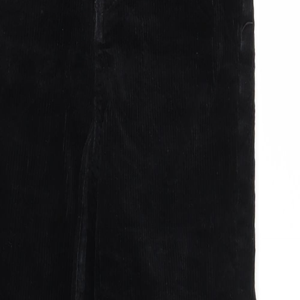 H&M Womens Black   Trousers  Size 6 L26 in