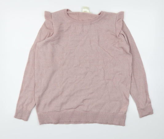 ROCK YOUR CURVES Womens Pink   Pullover Jumper Size 16