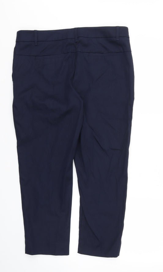 NEXT Womens Blue   Trousers  Size 14 L25 in