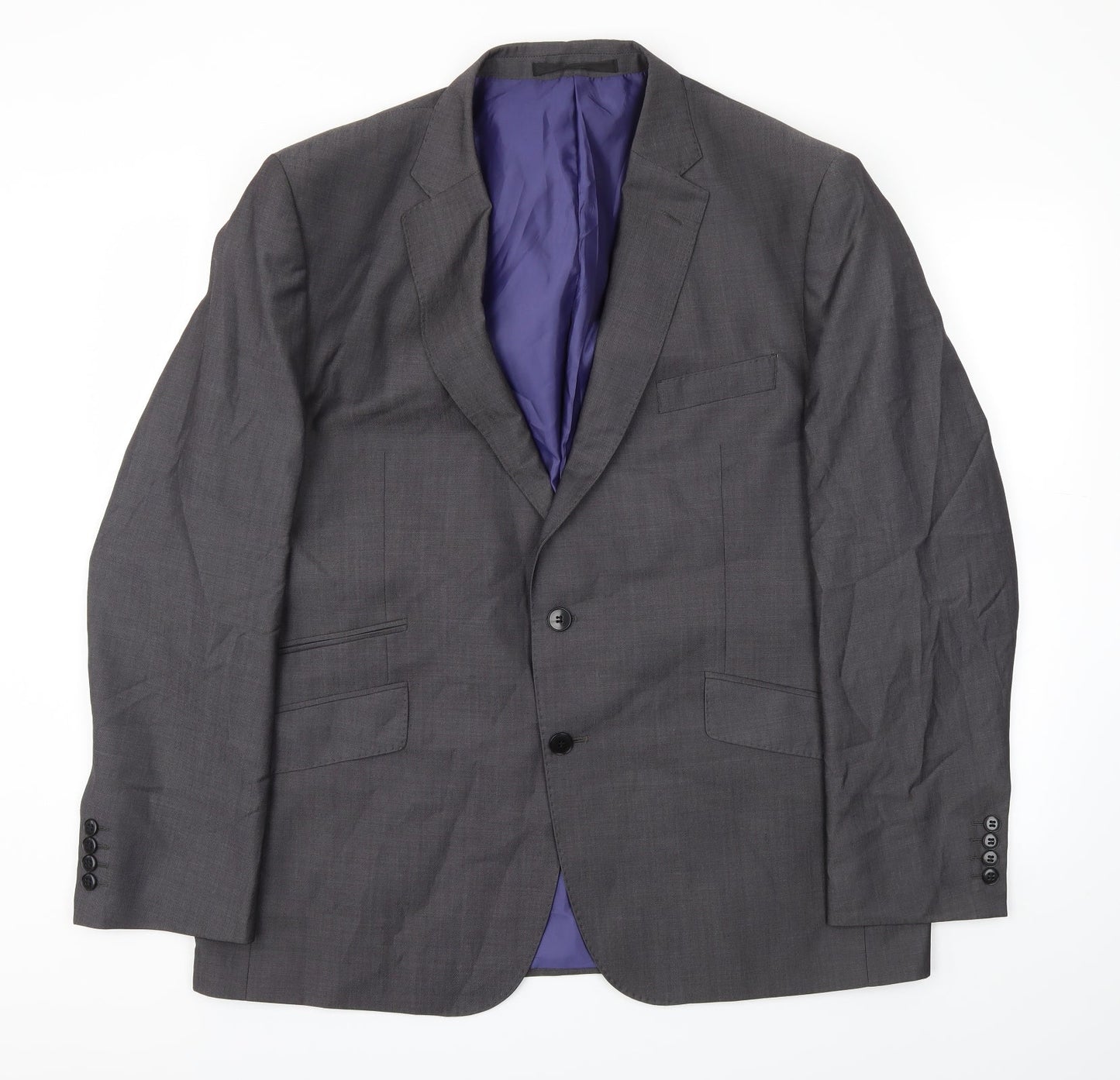M&S Mens Grey   Jacket Blazer Size 46