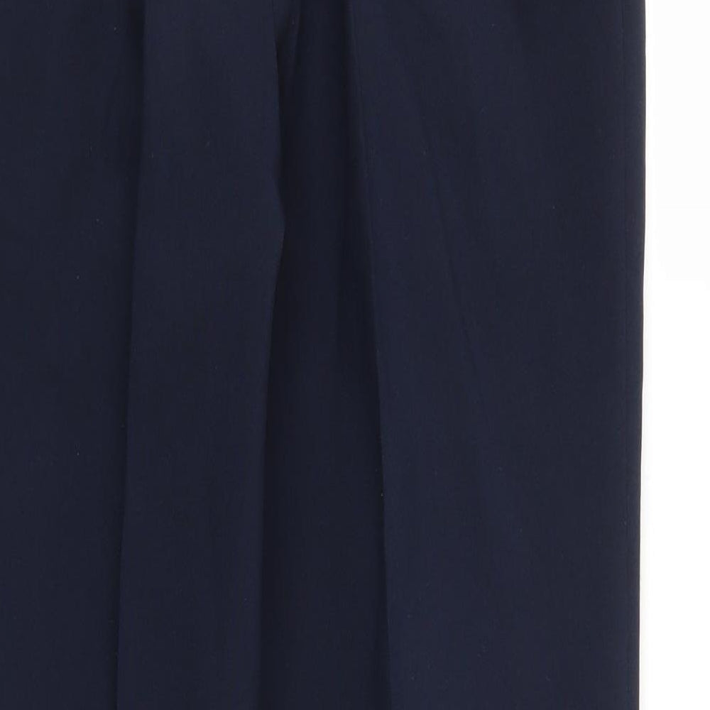 M&S Womens Blue   Trousers  Size 10 L29 in - Stretch waistband