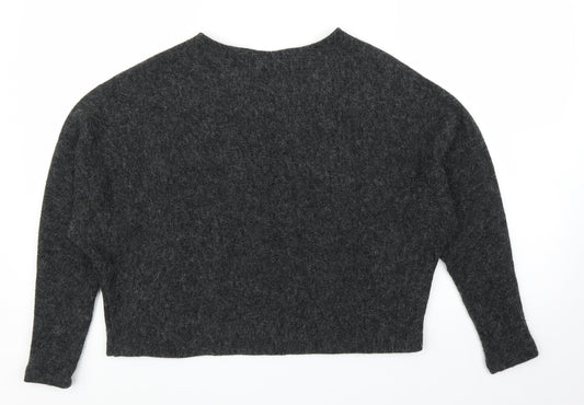 H&M Womens Grey   Pullover Jumper Size XS  - Cropped