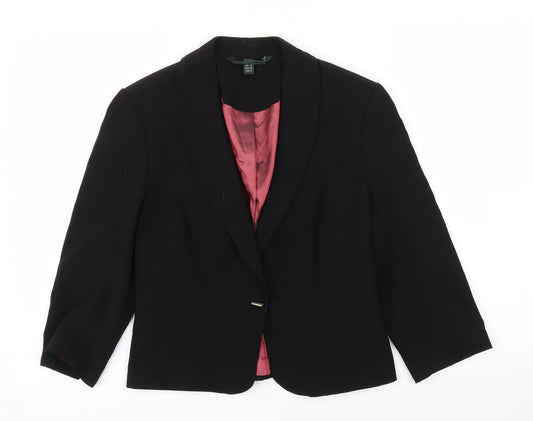 Preworn Womens Black   Jacket  Size 8