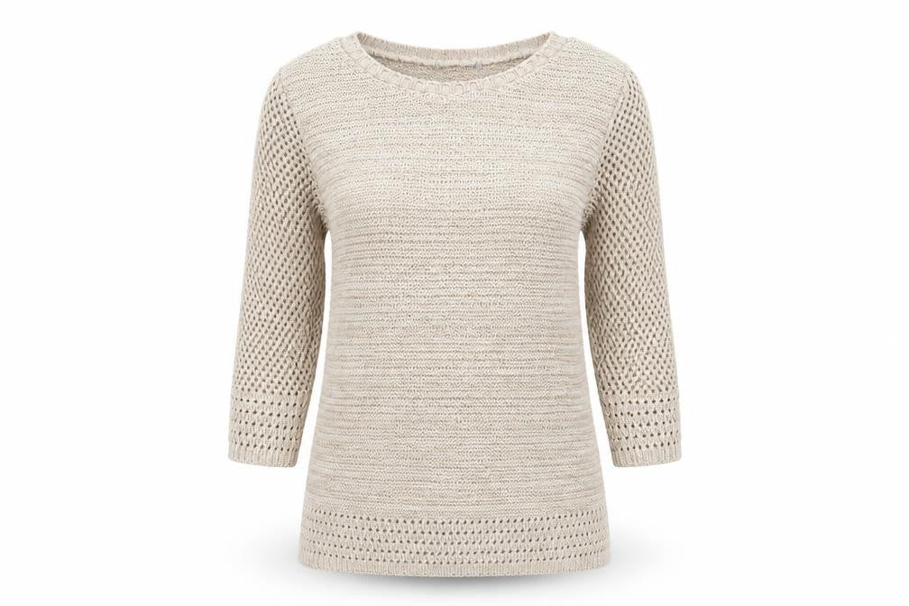 Peacocks Womens Beige   Pullover Jumper Size 8
