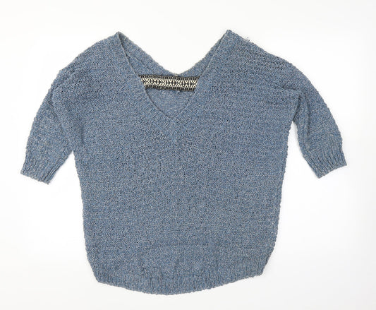 River Island Womens Blue   Pullover Jumper Size 6