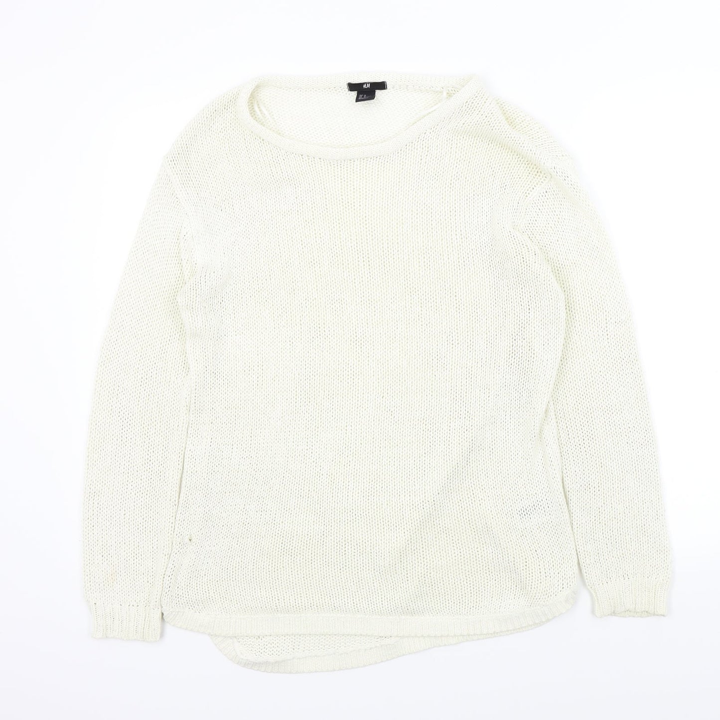 H&M Womens Beige   Pullover Jumper Size M