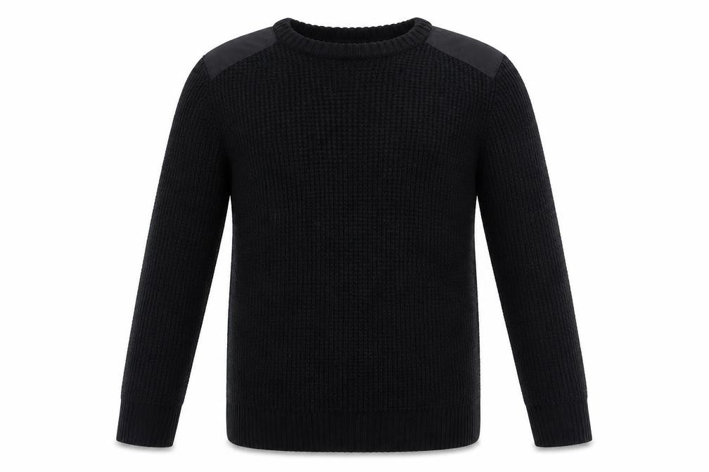H&M Boys Black  Knit Pullover Jumper Size 9-10 Years