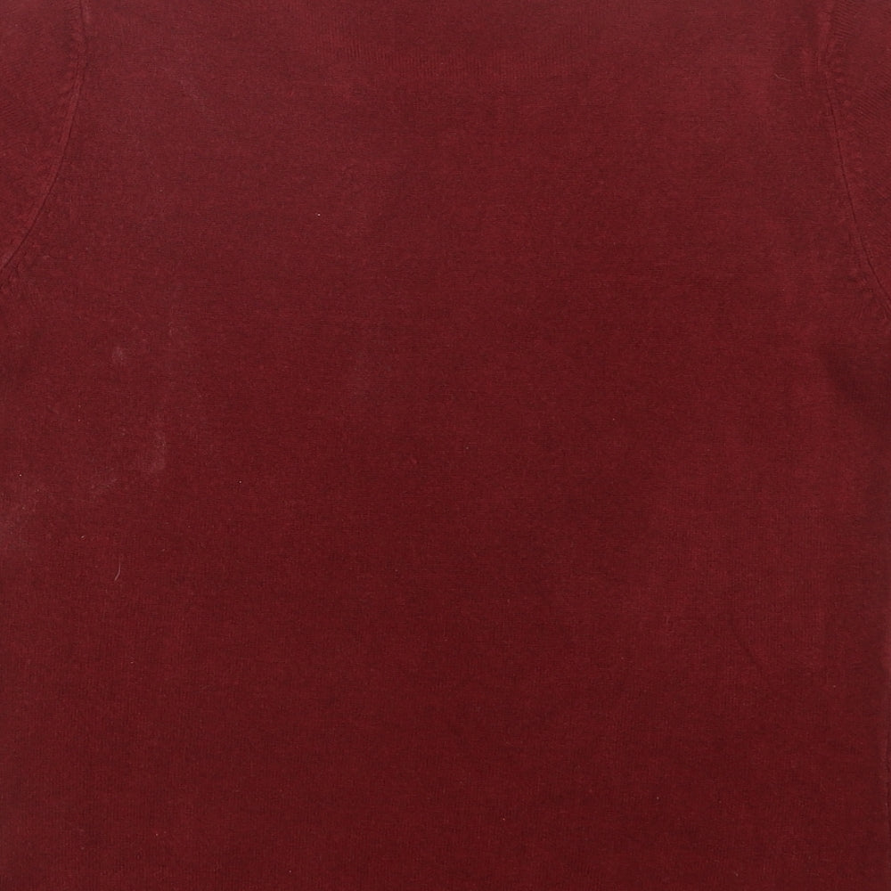 Marks and Spencer Womens Red  Knit Pullover Jumper Size 10