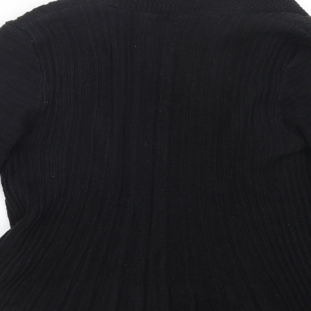 Emma Morgan Womens Black  Knit Cardigan Jumper Size M