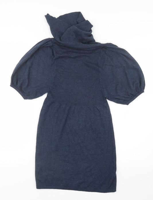 George Womens Blue  Knit Pullover Jumper Size 8