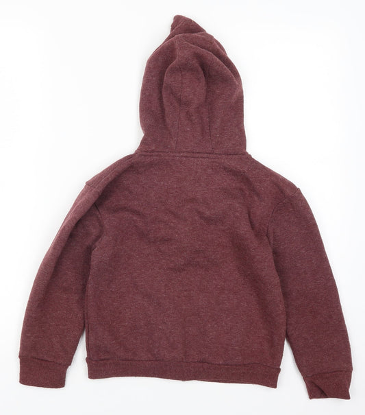 Primark Boys Red   Full Zip Hoodie Size 6-7 Years