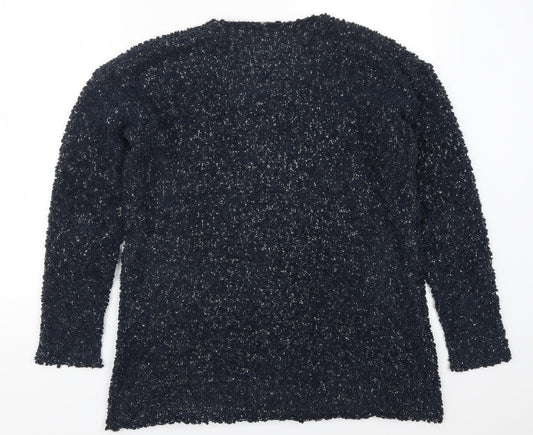 b.young Womens Blue   Pullover Jumper Size L