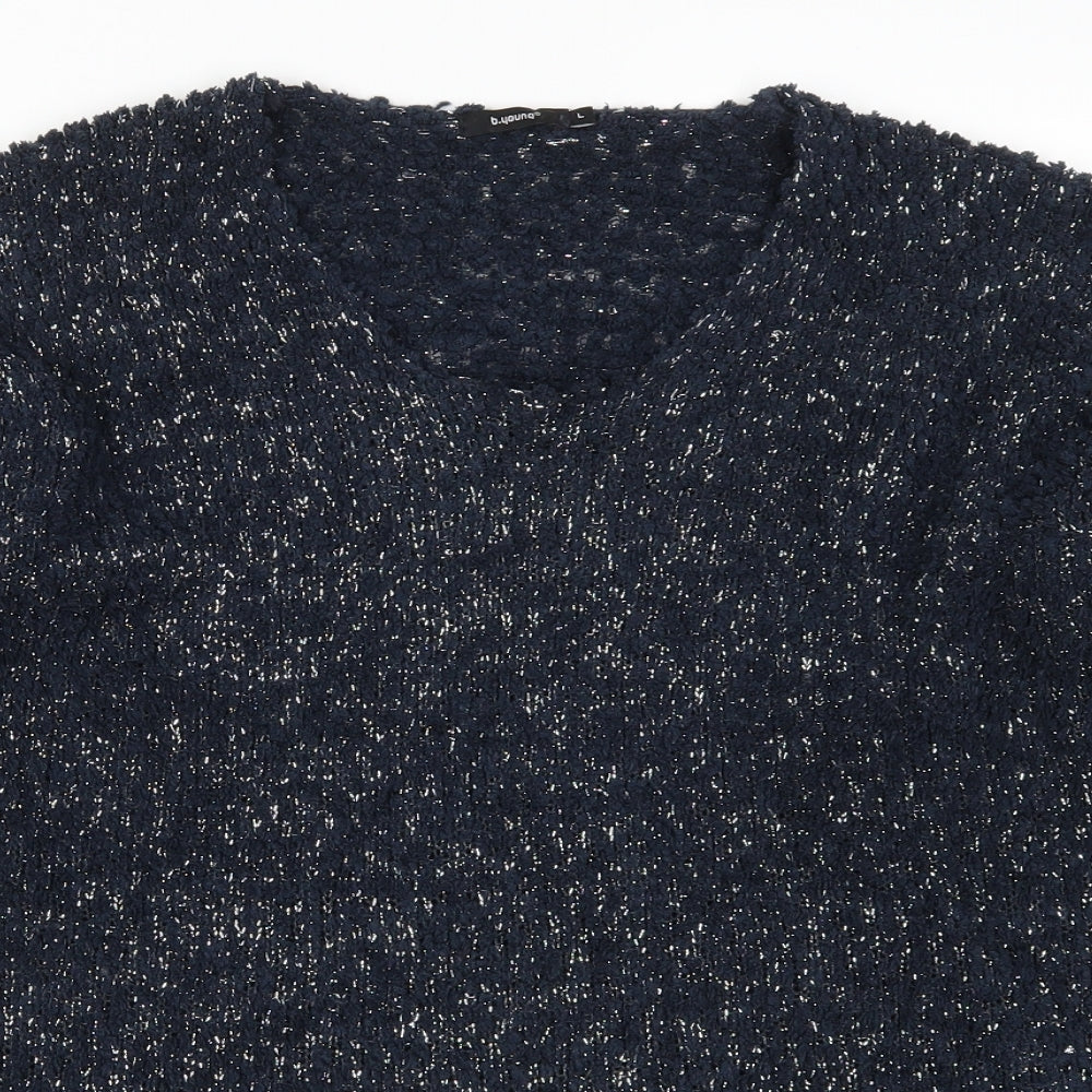 b.young Womens Blue   Pullover Jumper Size L
