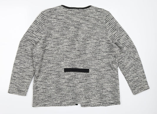 BM Collection Womens Grey   Jacket  Size L