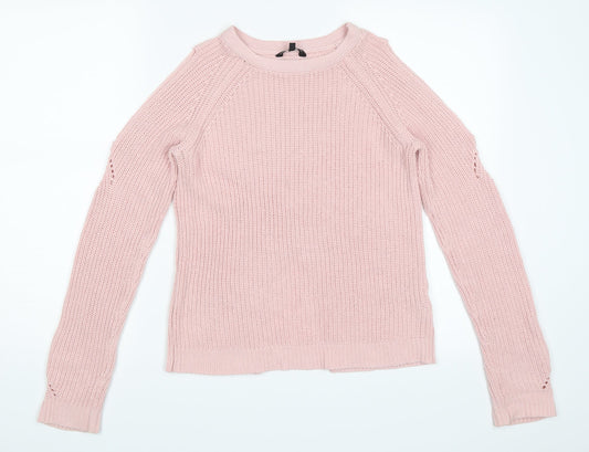 Candy Couture Girls Pink   Pullover Jumper Size 14 Years