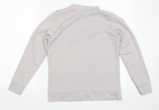 Misspap Womens Grey   Pullover Sweatshirt Size L