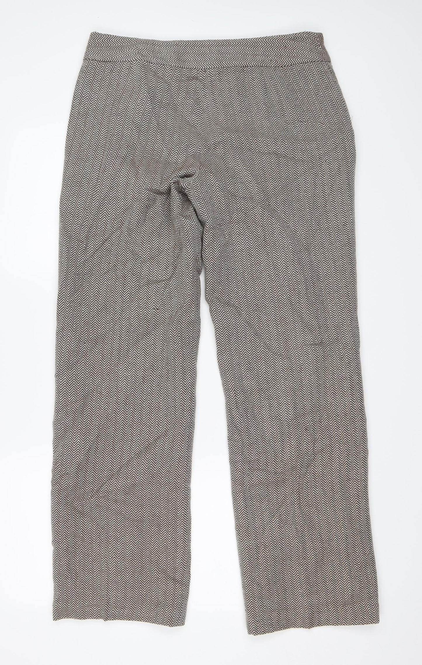 Fenn Wright Manson Womens Brown   Trousers  Size 14 L32 in