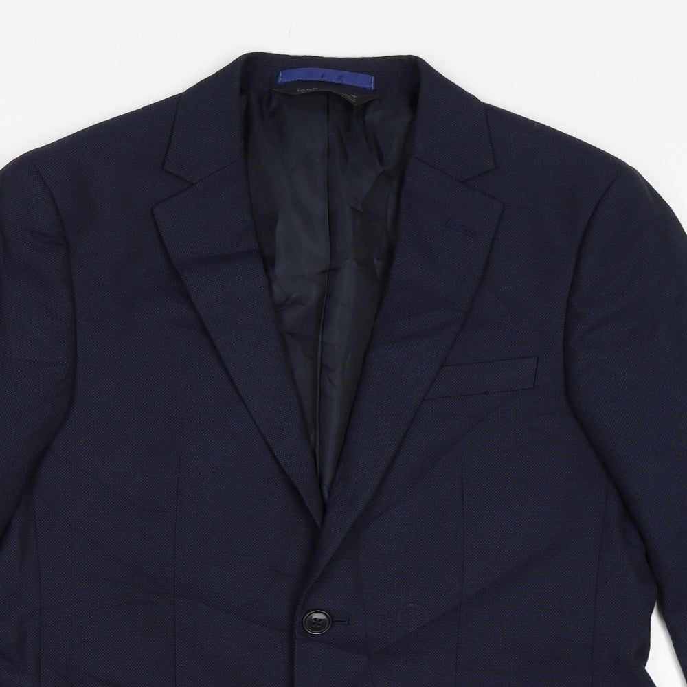 Marks and Spencer Mens Blue   Jacket Blazer Size 38