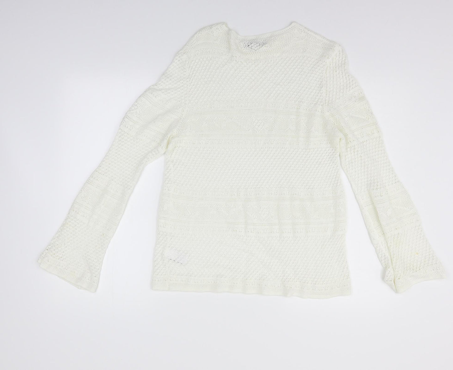 NEXT Womens White   Pullover Jumper Size 16