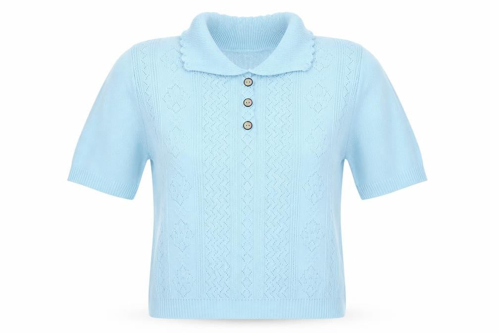 Glimpse Womens Blue   Cardigan Jumper Size M