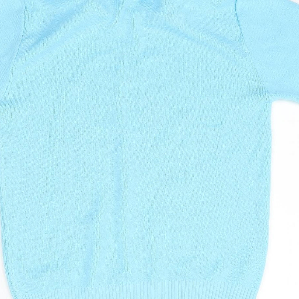 Glimpse Womens Blue   Cardigan Jumper Size M