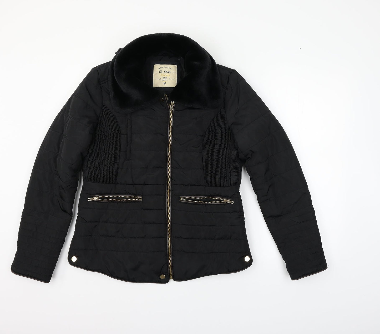 CI SONO Womens Black   Jacket  Size M
