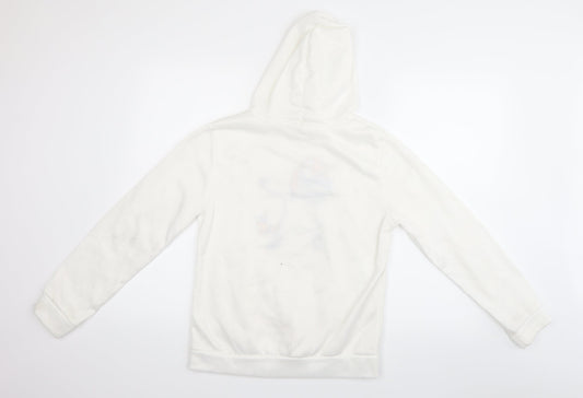 Preworn Girls White   Pullover Hoodie Size M