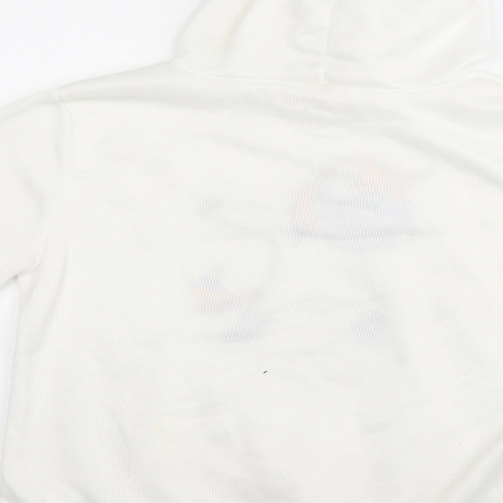 Preworn Girls White   Pullover Hoodie Size M