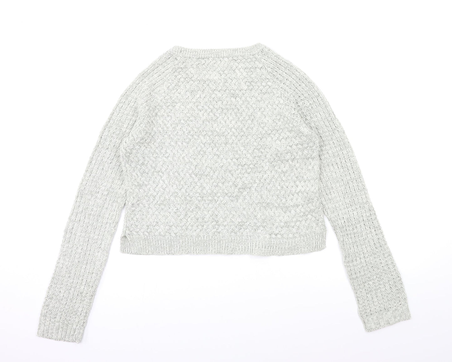 Select Womens Grey  Knit Pullover Jumper Size 12