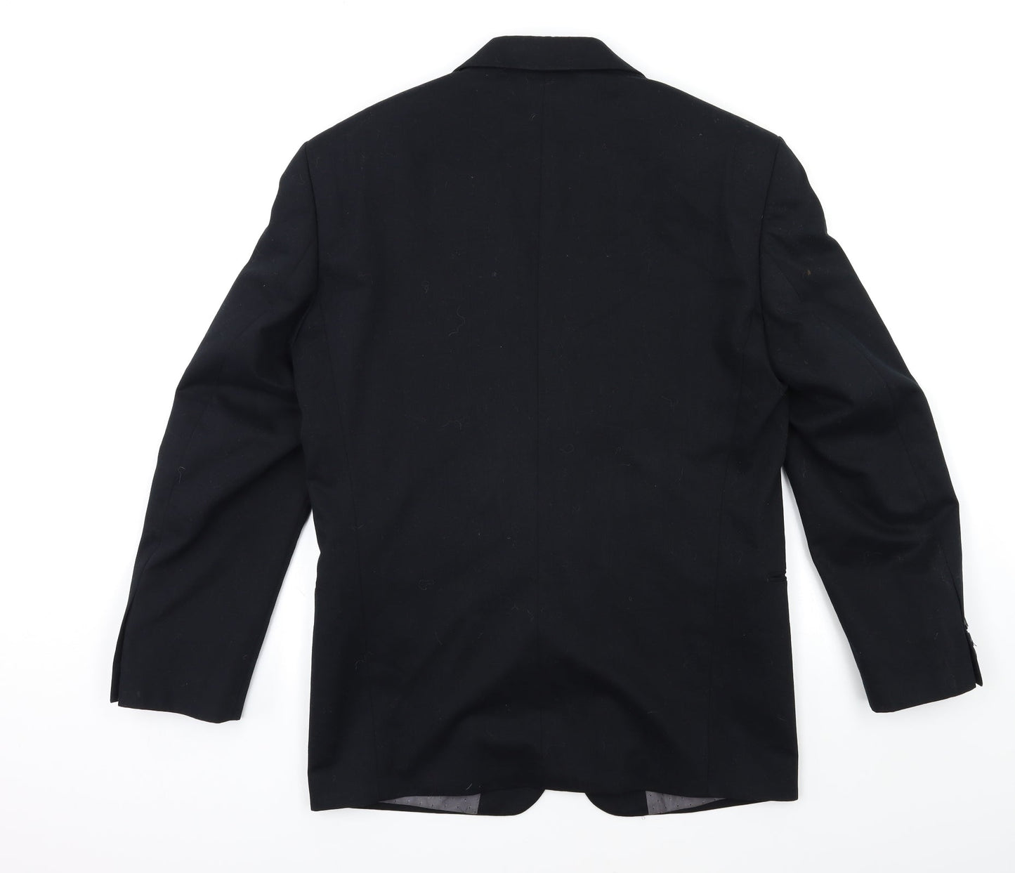 Preworn Mens Black   Jacket Suit Jacket Size 38