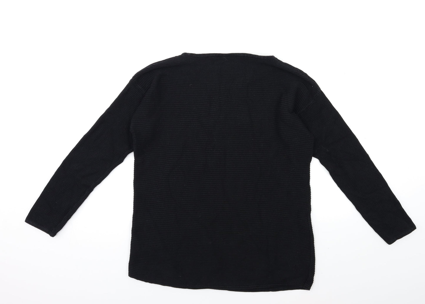 ESMARA Womens Black  Knit Pullover Jumper Size 10
