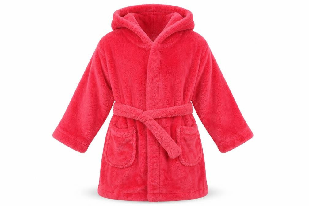 George Girls Red Solid  Kimono Robe Size 2-3 Years