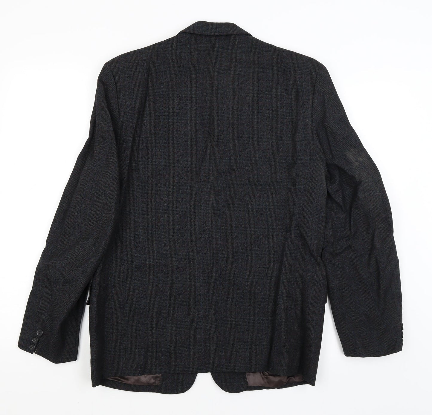 Preworn Mens Blue Plaid  Jacket Blazer Size M
