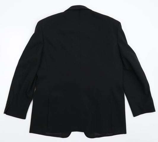 Greenwoods Mens Black   Jacket Suit Jacket Size 42