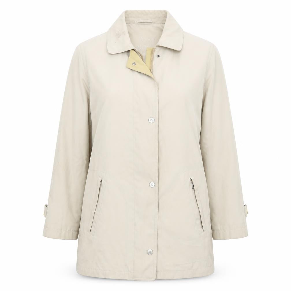 Ensign Womens Beige   Jacket Coat Size 12