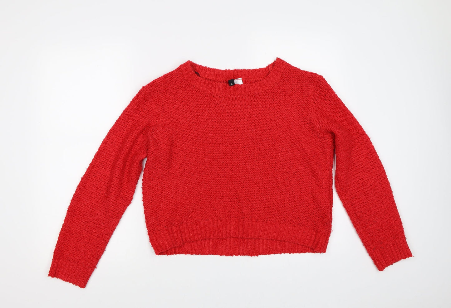 Divided by H&M` Womens Red   Pullover Jumper Size L