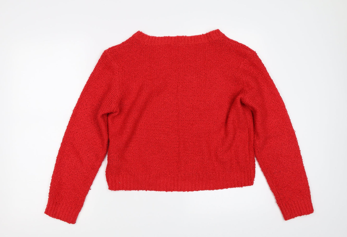 Divided by H&M` Womens Red   Pullover Jumper Size L