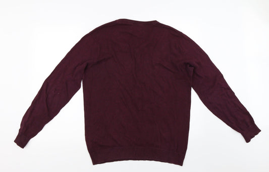 George Mens Red   Pullover Jumper Size M
