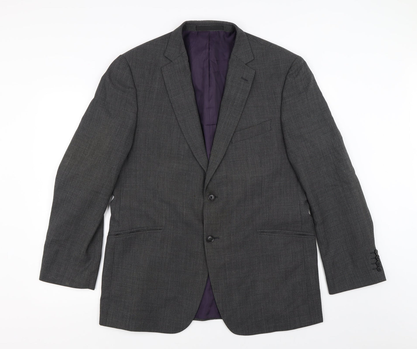 Marks and Spencer Mens Grey   Jacket Suit Jacket Size 42