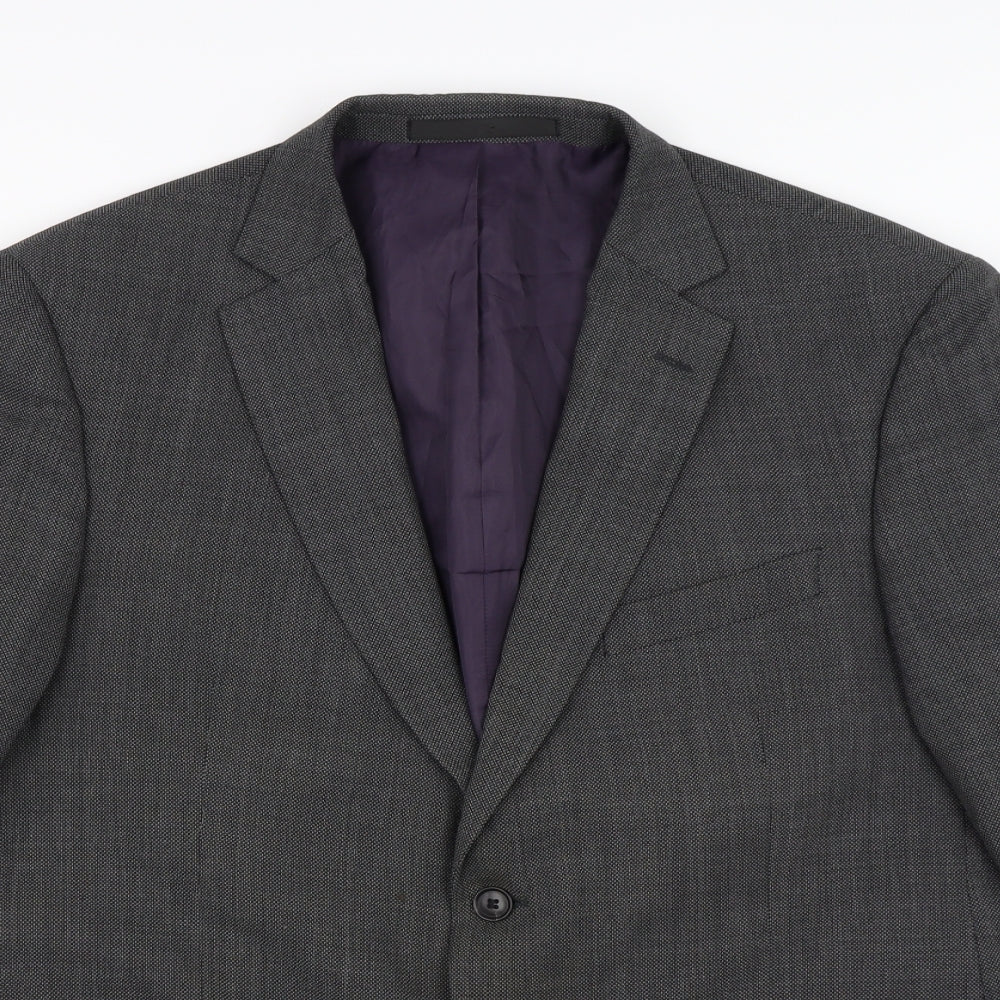 Marks and Spencer Mens Grey   Jacket Suit Jacket Size 42