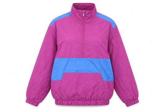 Preworn Womens Purple Striped  Pullover Sweatshirt Size S