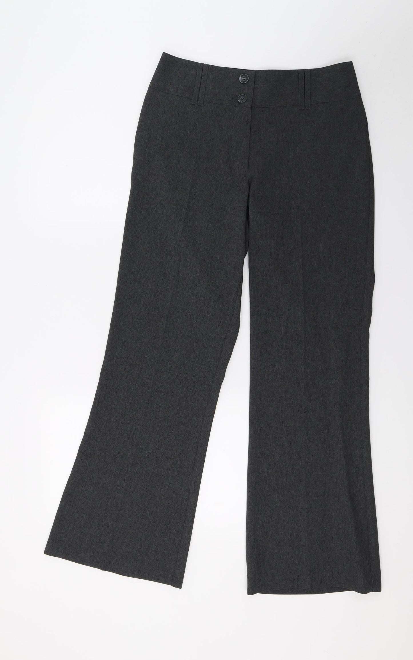 Papaya Womens Grey   Trousers  Size 8 L29 in