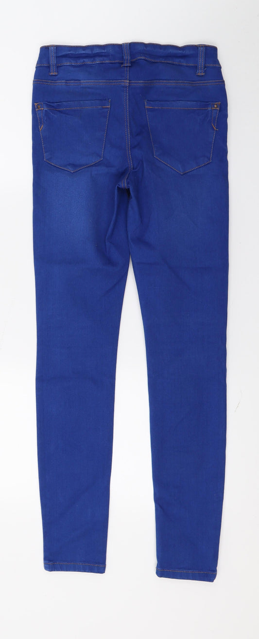 New Look Womens Blue  Denim Skinny Jeans Size 6 L29 in