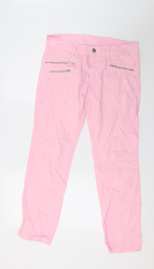 Preworn Womens Pink   Trousers  Size 10 L28 in
