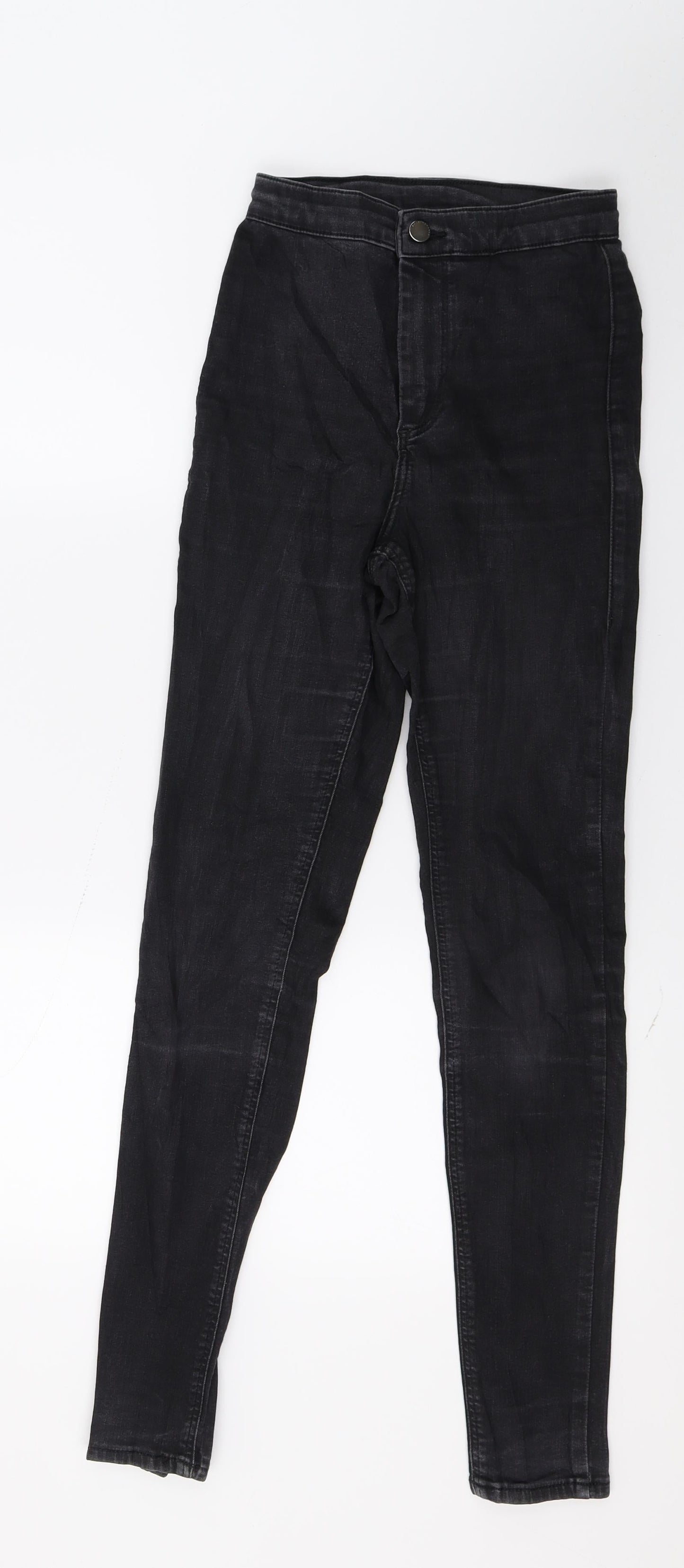 Topshop Womens Grey  Denim Skinny Jeans Size 26 in L30 in