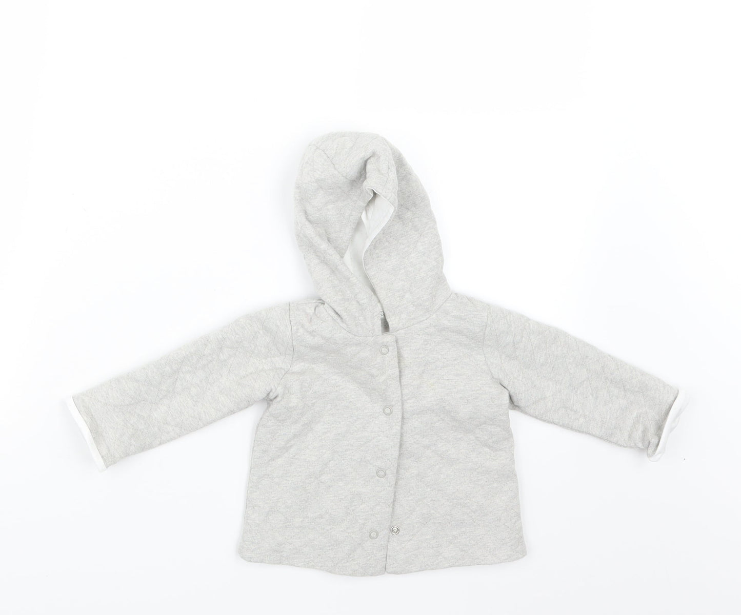 mamas & papas Girls Grey   Jacket  Size 3-6 Months