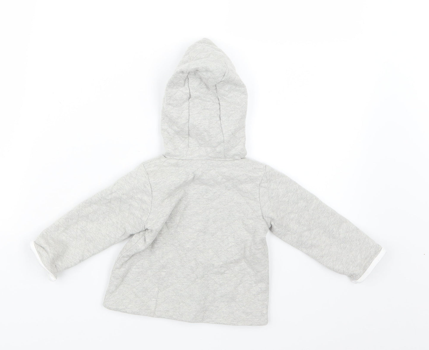 mamas & papas Girls Grey   Jacket  Size 3-6 Months