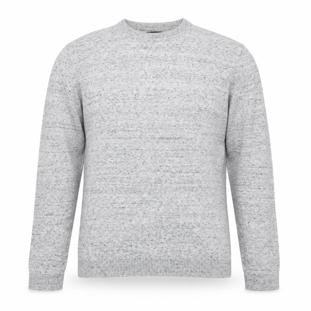 Front view of ASOS men’s grey jumper, size M