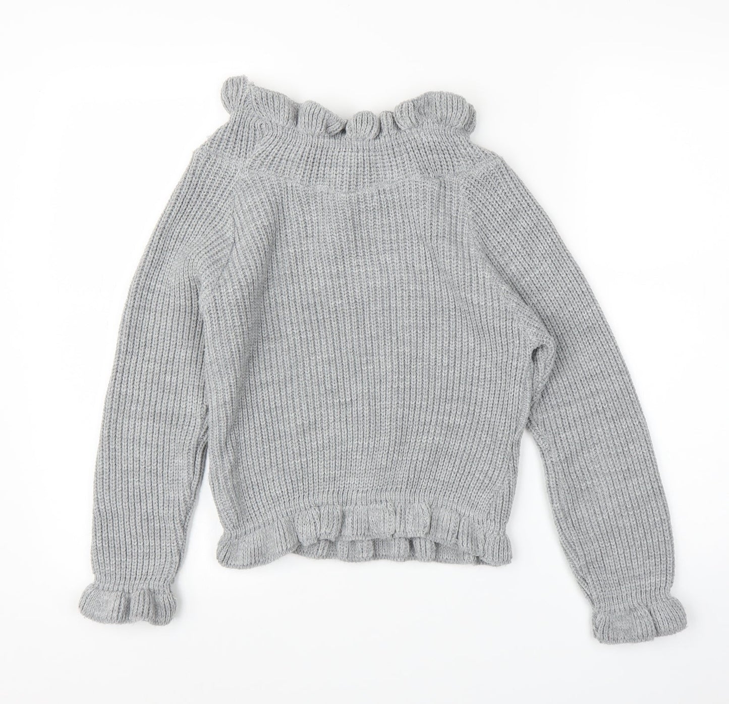 Misspap Womens Grey   Pullover Jumper Size S